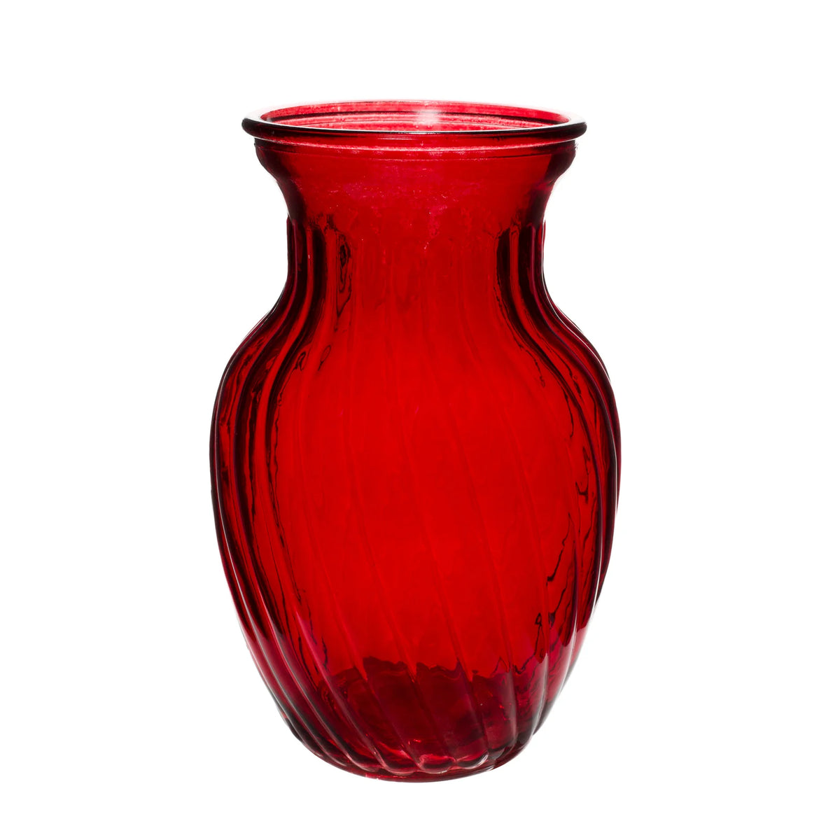 Swirl Bunch Vase – 4" × 8"